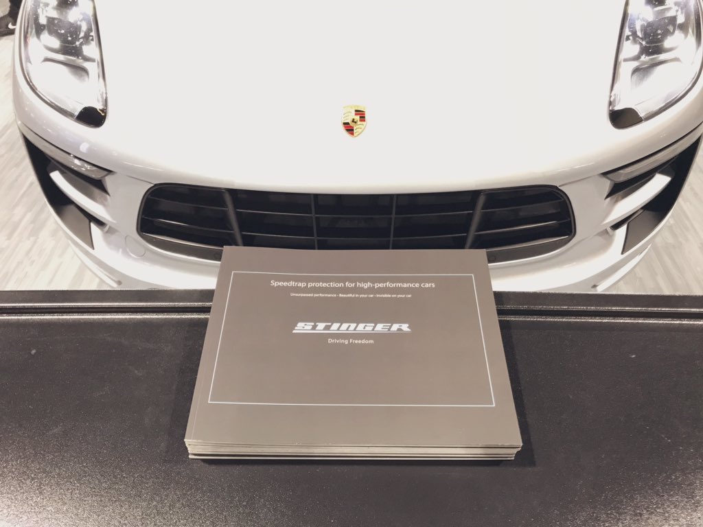 stinger_usa's tweet image. Stinger at #knowledgefest2019. Want to see the Strip interface in this #PorscheMacan? #Strip #radardetector #laserjammer