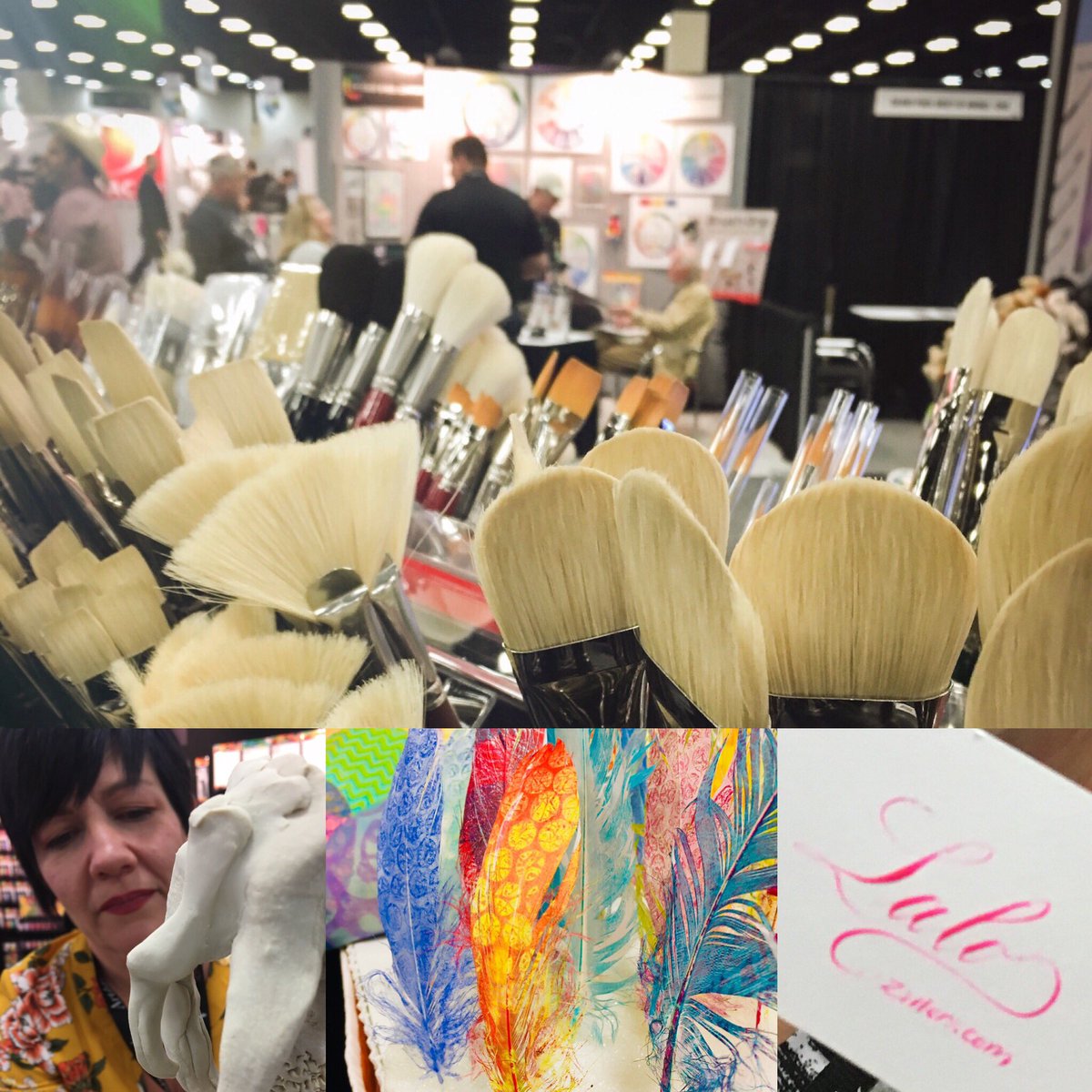 lalogrc_SAEP's tweet photo. @NATMA this early with wonderful, fun and friendly reps of art materials. #artistforever #artfolksarefun #artexpo https://t.co/PptFmuE1B8