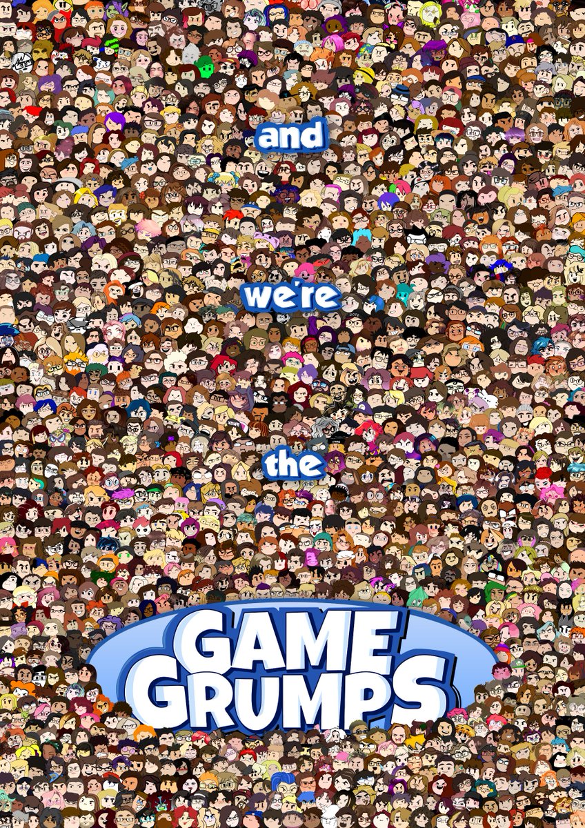 LemonyFreshTwit's tweet image. IT IS DONE!! A total of 1,476 lovelies smushed together to celebrate @GameGrumps hitting 5,000,000 subscribers! (Which makes this an impressive 0.0002952%) Congrats to everyone at Grump HQ for this insane milestone, and a massive thanks to everyone who submitted!