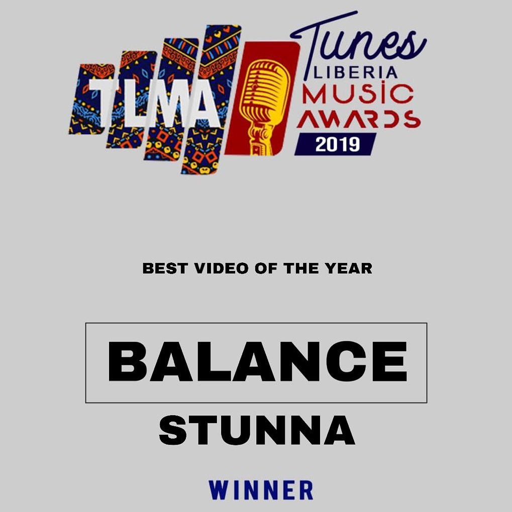 TunesLiberia's tweet photo. Best Video Of The Year - Stunna - Balance 

#tlma #tlma19 #winner https://t.co/2VMsoJJhoc