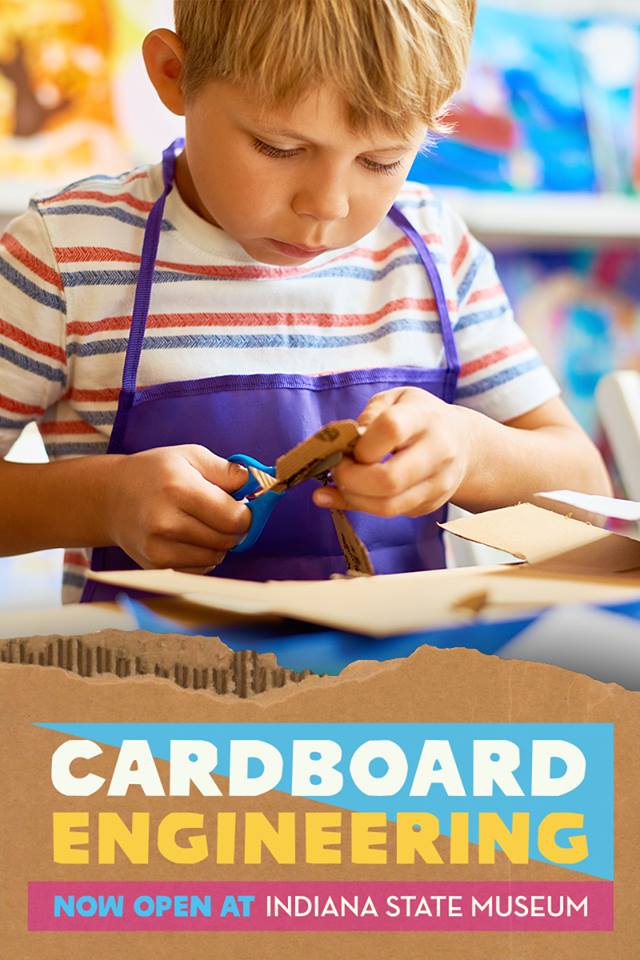 IndianaMuseum's tweet image. Build your own cardboard creation in our 3,000-square-foot #CardboardEngineering experience. You bring the imagination and fun, we&apos;ll provide the cardboard, tape, markers and more! 📦