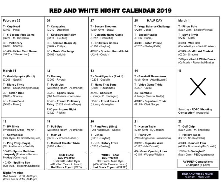 IT ALL STARTS TOMORROW!! Pop out and earn some points for your team! Be there or be square👹❄️🔥