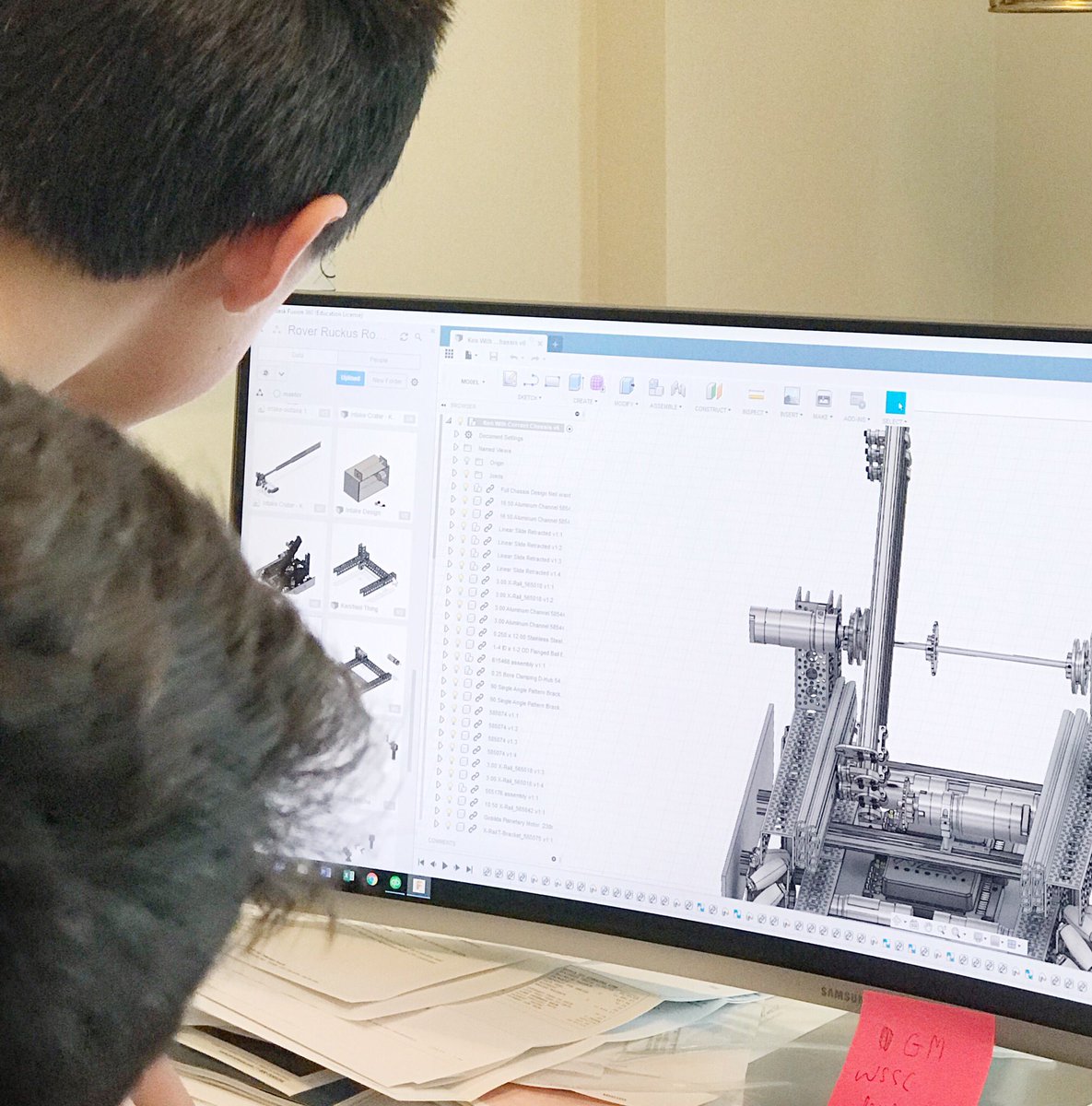 Back to work and improve our robot design before heading to Detroit in April. #FIRSTinspires #FIRSTChesapeake #FirstinDetroit