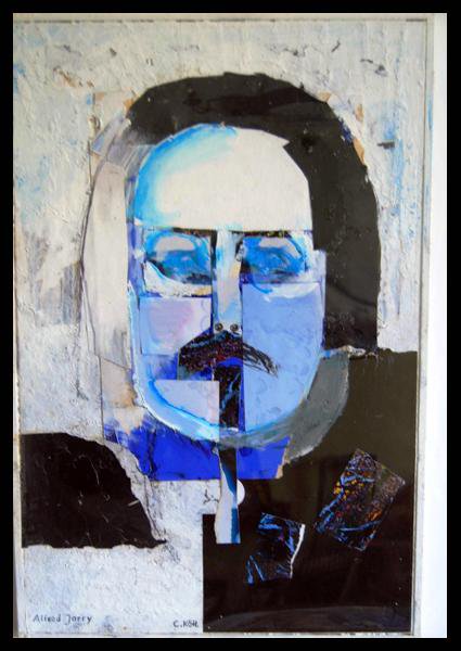 Portrait of #AlfredJarry by Carl Köhler (1919-2006) @Authorportrait #art