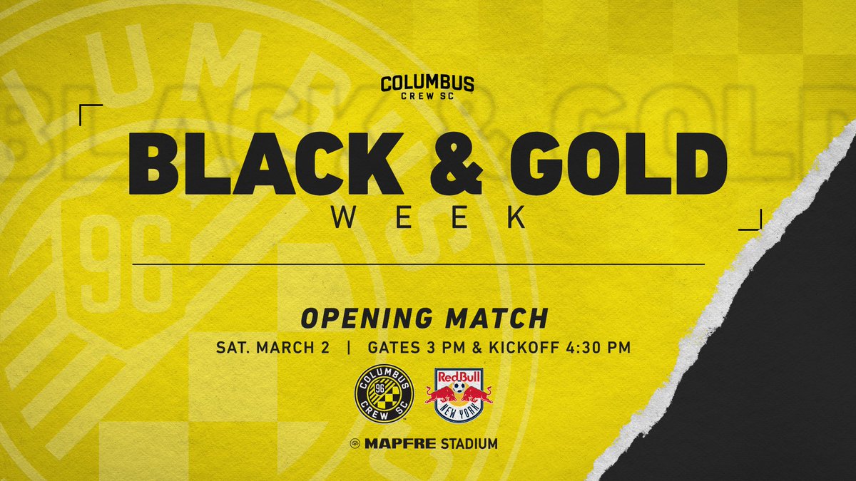 ColumbusCrew's tweet photo. **drumroll**

Introducing, Black &amp; Gold Week 2019 🖤💛

➡️ https://t.co/gfDITSwV4W

#ForColumbus | #Crew96 https://t.co/Kt6sExOQcp