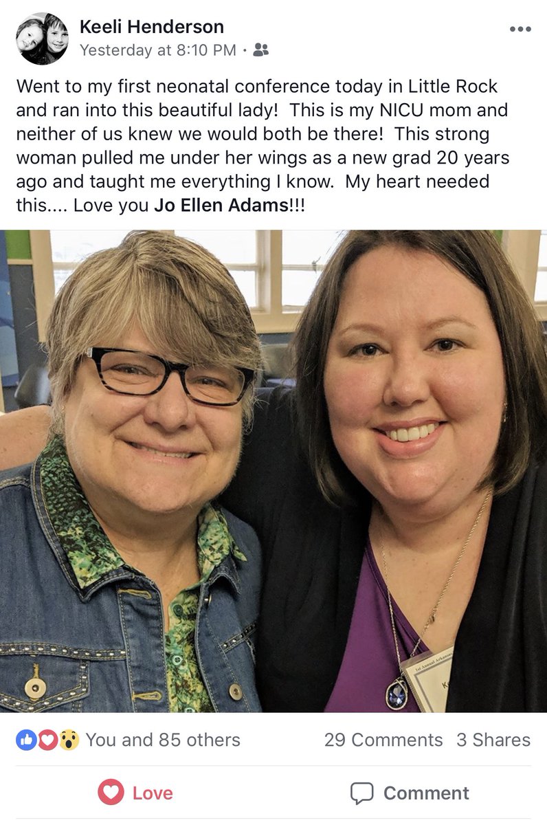 luannrjones's tweet photo. Surprise reunion of NICU RN preceptor & orientee #filledmycup #ARneonatalnursingsummit #ARANN #itsaworkofheART #powerofpreceptors #supportnewRNs #makingadifference #lifelongbond #inspiring @archildrens @MarchofDimes @SynovaAssociate https://t.co/oDvTwFCApG