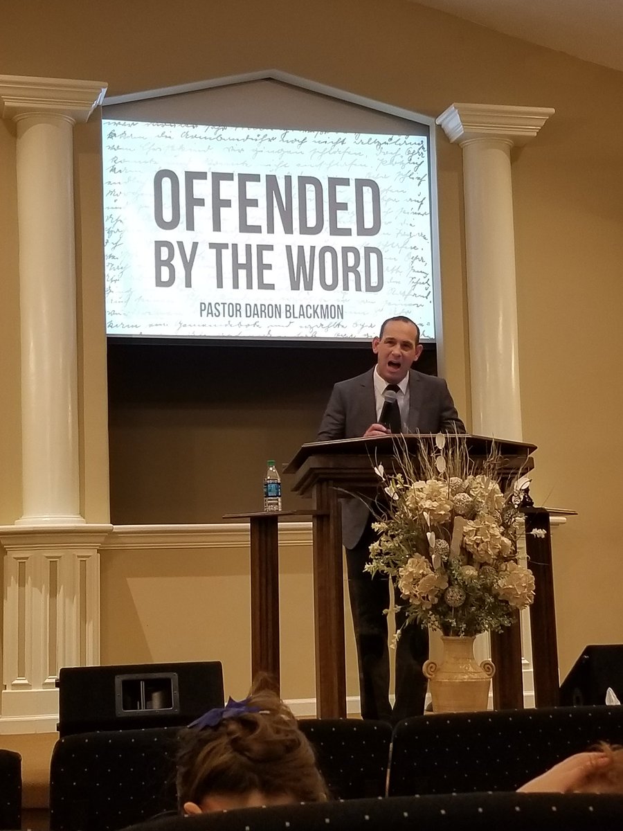 upcsevier's tweet photo. @revdaron "Offended by the Word" Mark 4:14-17 #upcsevier #HappeningNow https://t.co/8T7sS5Mhnw