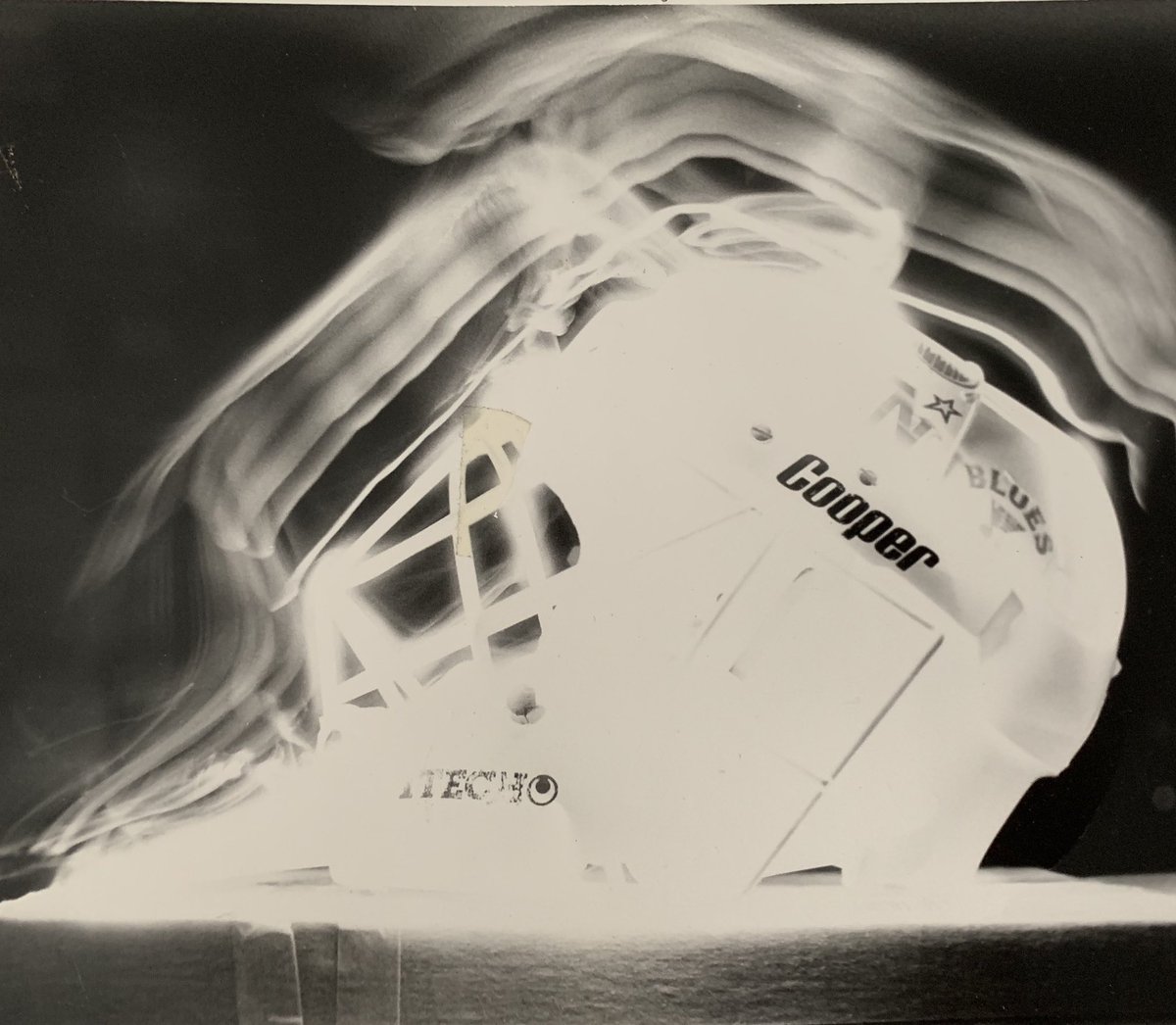 JR0791's tweet photo. My first helmet combo. I took this picture back in 87 for High School.@VintageGoalie @KevinWeekes @GoalieGearNerd @TheGoalNet45 @Tendy_Gear @GoalieHistory #cooper #itech #hm30 #helmetcombo #oldschoolgoalie #sk2000 #itechn6 #photography #nikon https://t.co/i1kxep5jvi