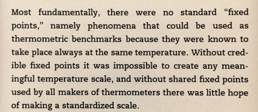 on the historical difficulties in measuring temperature consistently for lacking fixed points... and taking a moment to think what that means in the context of measuring behavior.