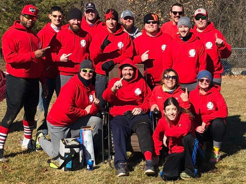 KickballP's tweet image. Winter champs 14-0