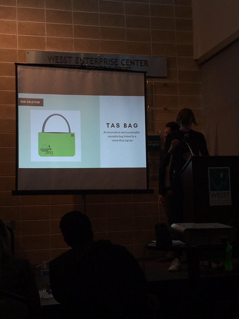 sw_newmexico's tweet photo. #TASBag is a combination reusable bag and loyalty program to help address the problem of disposable plastic bags with discounts, points &amp; other incentives. #SWABQ https://t.co/46MhEBxMEc