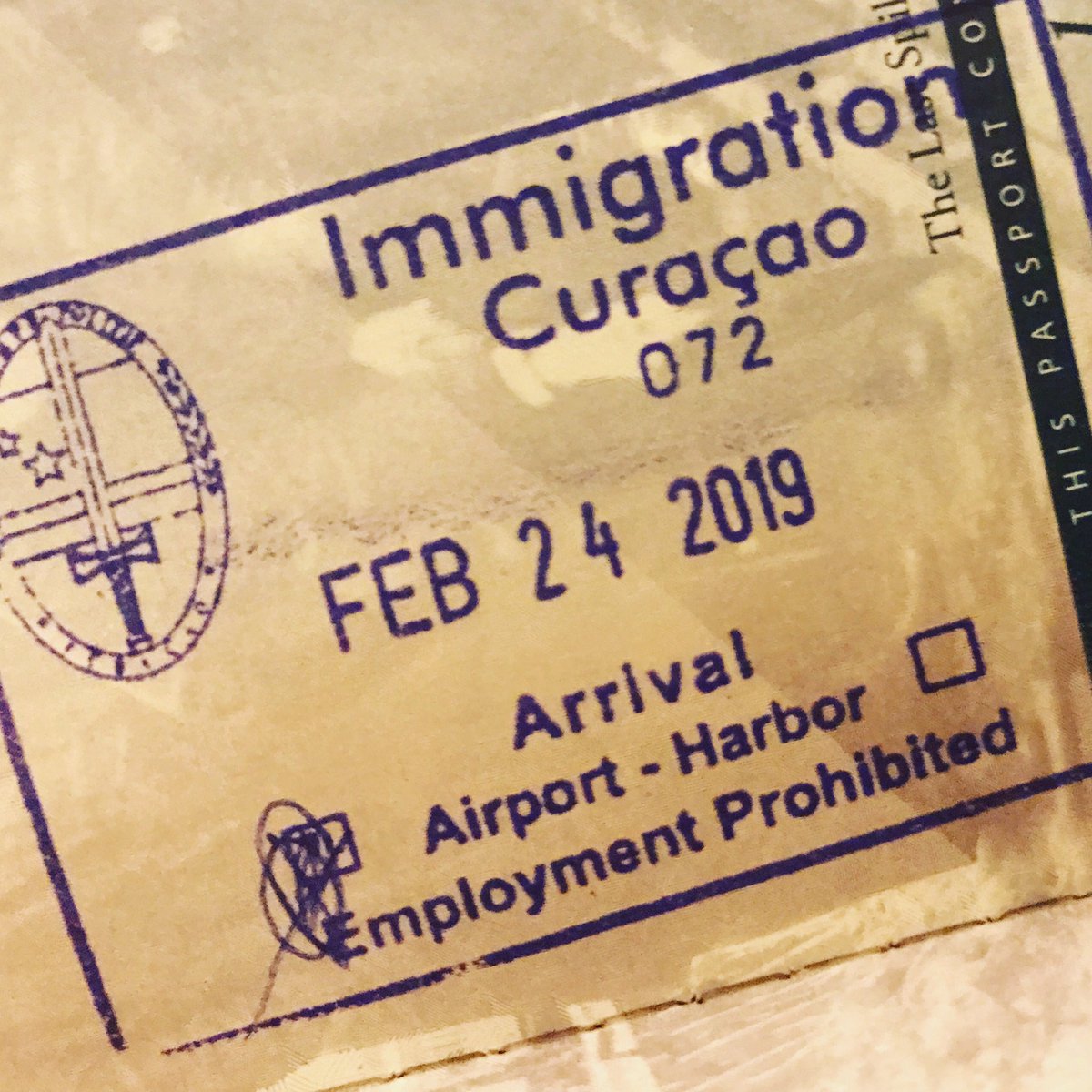 martyn_bailey's tweet photo. Employment Prohibited? We cool. 🌴☀️🍹 #GettingInkDone #82to100 #Curacao #DirtyPassports https://t.co/yrJZ2rc4LQ