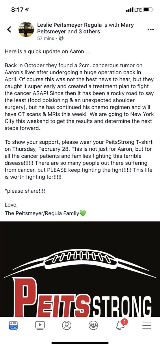 PitMonarch2020's tweet photo. #PeitsStrong #nobodyfightsalone https://t.co/rmK0pKoANI