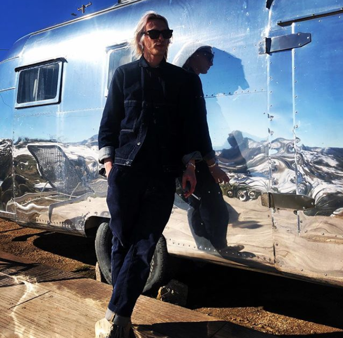 4EverJamieBower's tweet photo. Jamie Campbell Bower Instagram update February 24, 2019 
"Trailer park boy." https://t.co/CJ1a5kgGYe