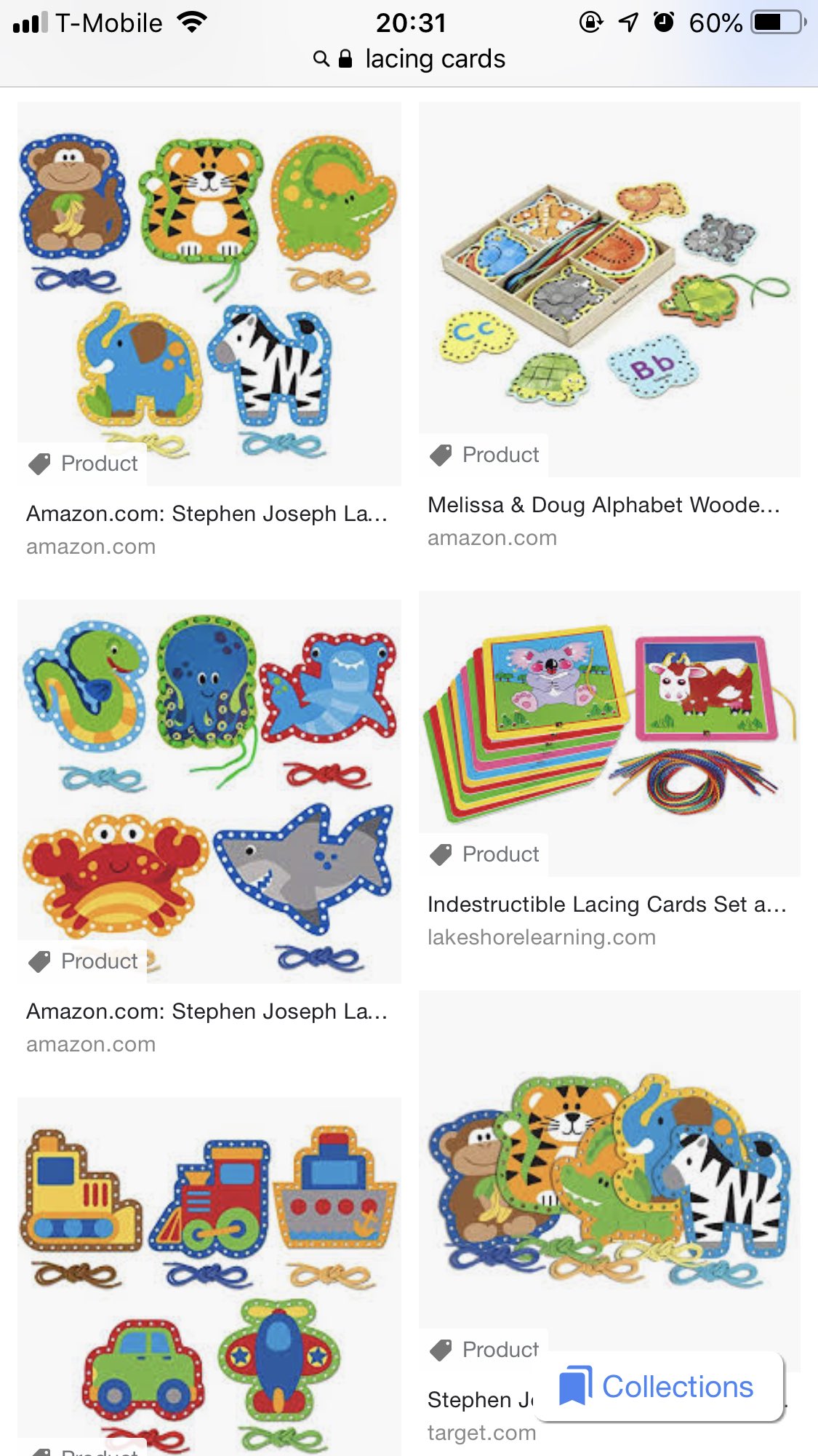 alphabet lacing card set