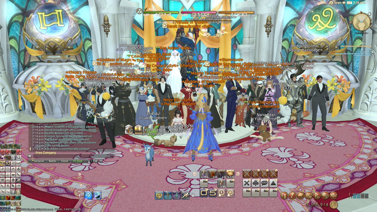 syndicateffxiv's tweet photo. #kaeandgar2019 #gaecouple #ffxiv #powercouple #finalfantasy #finalfantasy14 #sirenserver #wedding #union #squareenix #mmorpg #mmo #gaming #pc #usaserver #usa #savethedate https://t.co/CF2Tha0wIm