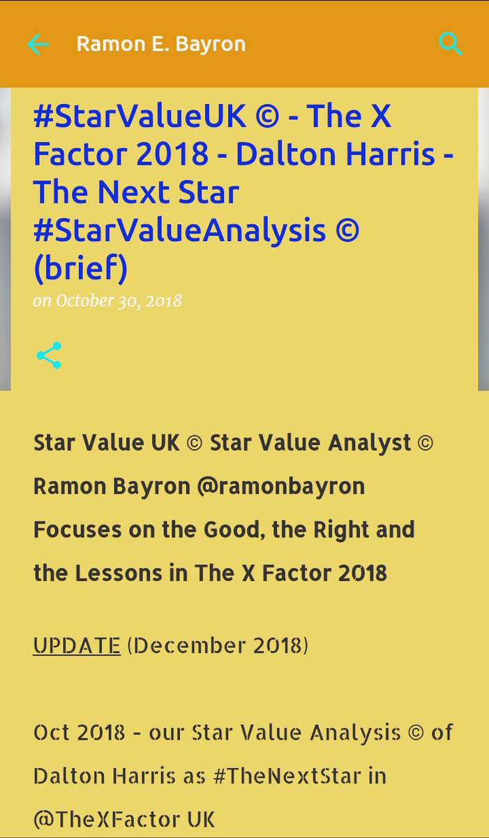 ramonbayron's tweet photo. @GREATBritain YES #FilmIsGREAT that it's why this 2019 #StarValueAnalysis © via @StarValueUK will focus on #Artists #Stars #Movies #BoxOfficePotential in and for UK!
ps - 2018 #StarValueAnalysis © focused on #TV #Ratings #Talents on #TheXFactor see results
sample via https://t.co/gFl2N2yOyT https://t.co/Cp6a8nuvKx