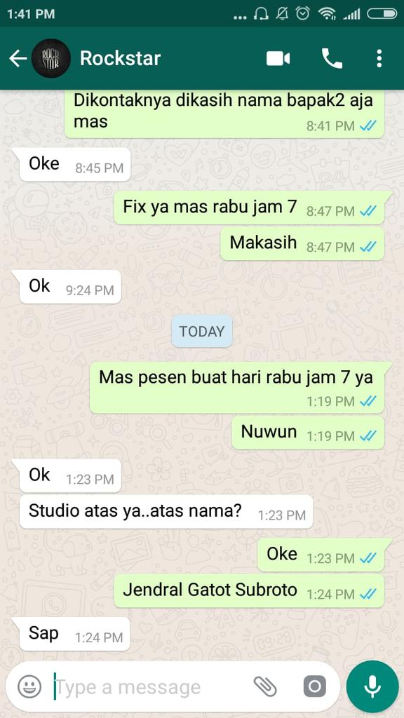 Ganti nama band dikarenakan kzl tiap booking studio ditanyain atas nama siapa.
