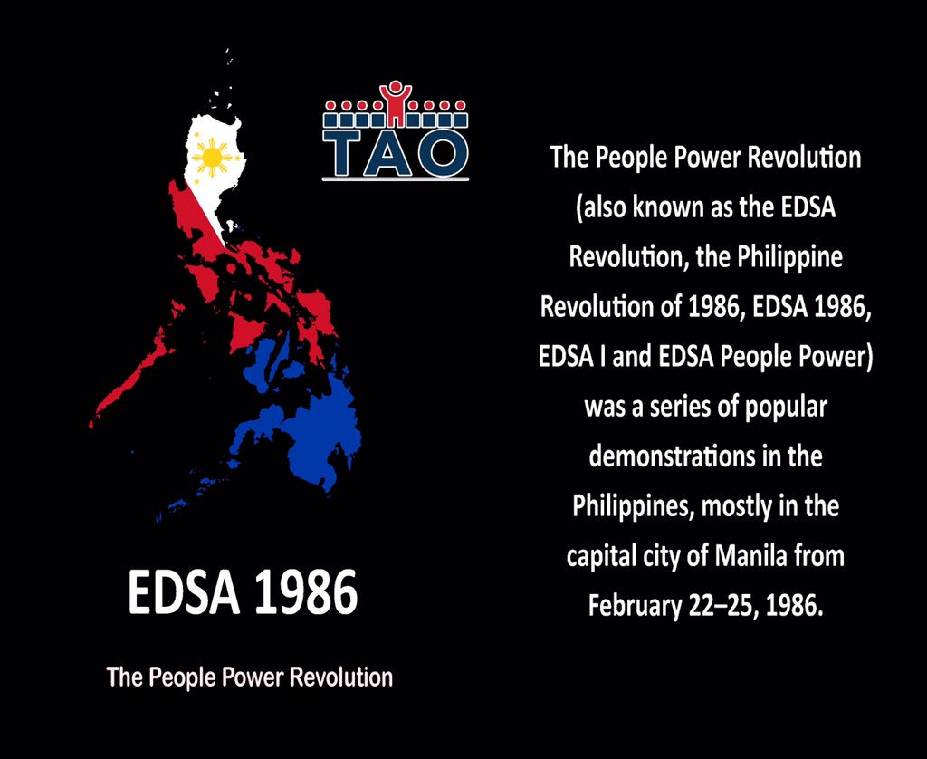 TAO_Philippines's tweet photo. EDSA 1986

 https://t.co/kwY9YUEWKT https://t.co/vz4ywCAKEx