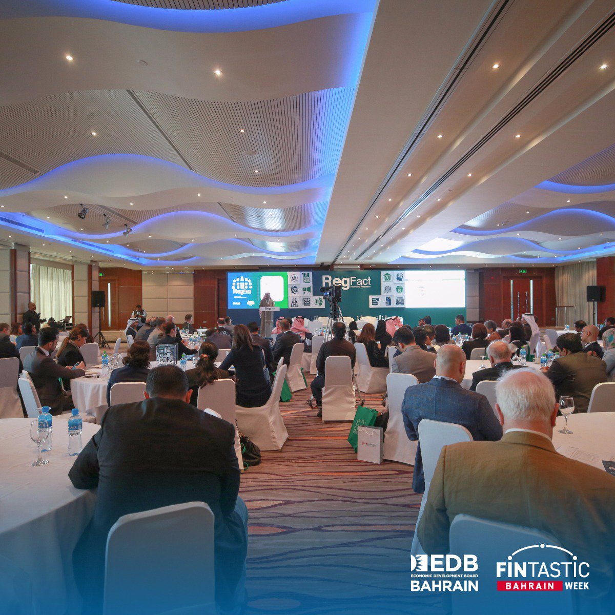 bahrainedb's tweet photo. From global regulators to policy advocates, #FinTech ecosystem partners are gathered today at @RegFact to exchange knowledge & collaborate in finding #innovative solutions for the enhancement of #RegTech practices. Will you be there? #FintasticBahrain #RegFact https://t.co/dxLg1APYoW
