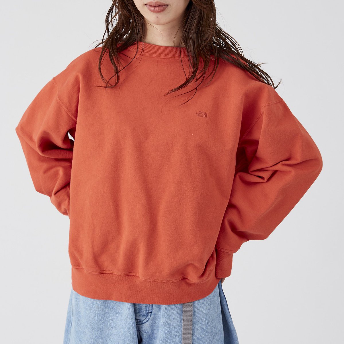 the north face purple label broken twill denim pants