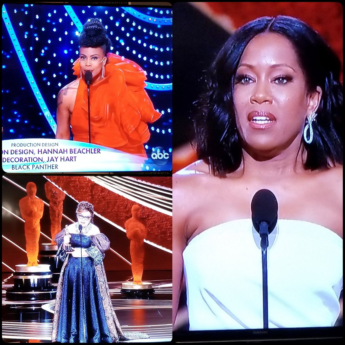 mdlloyd625's tweet photo. @shondarhimes Won't She Do It! 👏🏾👏🏾👏🏾❤❤❤🔥🔥🔥 #BlackGirlMagic #Oscars https://t.co/iQvYdEWyqt