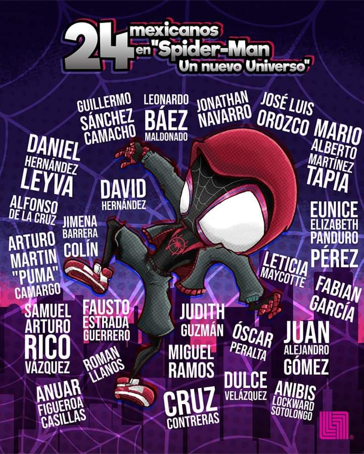 conquemx's tweet photo. Felicidades a todos los mexicanos involucrados en @SpiderVerse .

El talento merece ser reconocido.  #SpiderVerse #oscars https://t.co/IXPlp97r0w