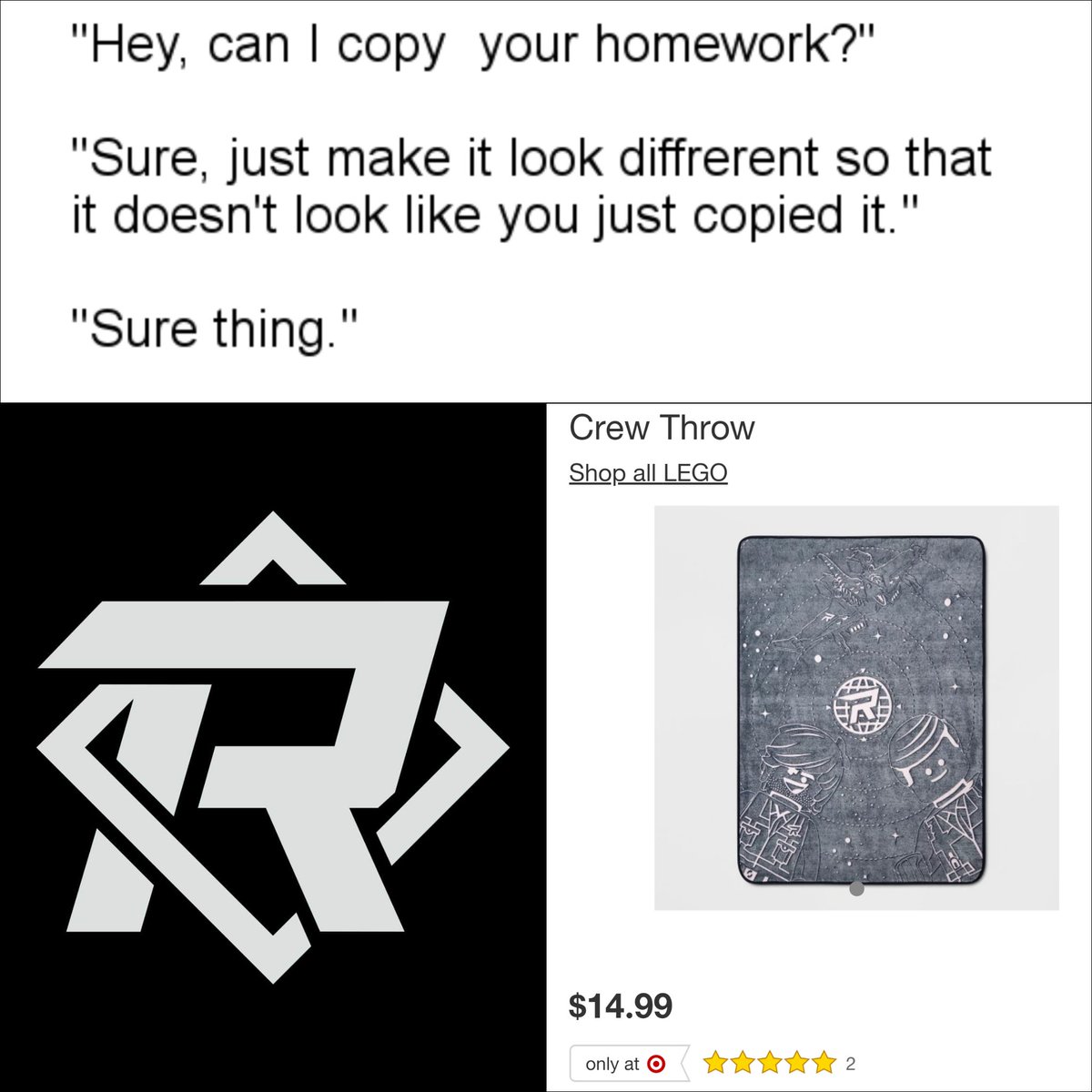 RecallRecords's tweet image. Thanks @Target and @LEGO_Group, we are a cool crew. But get your own logo.