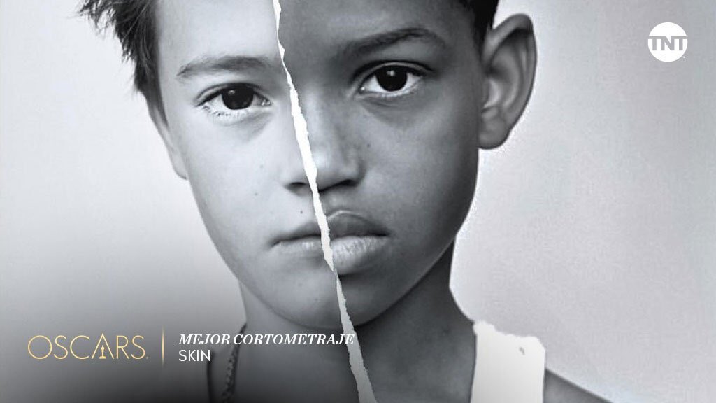 AmandaEC99's tweet photo. El mejor cortometraje es #Skin 
#oscars2019 @TuEspacio_ECC @Diandra_Mejia https://t.co/0egWpHaVAB