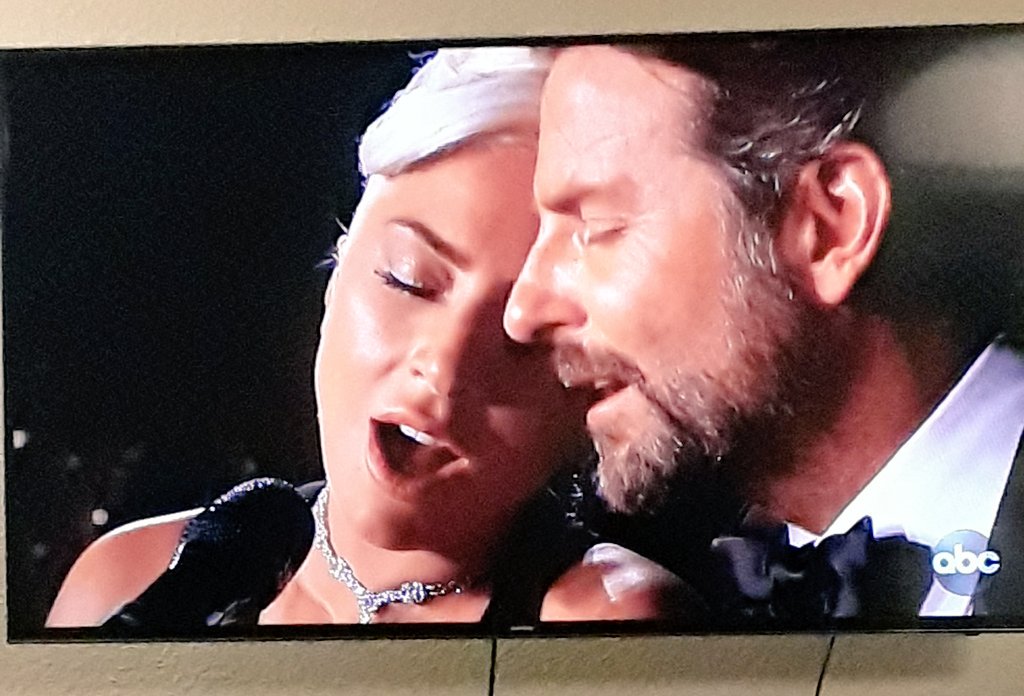 tmcarbonaro's tweet photo. @ladygaga #bradley #Oscars #Shallow best performance of the night!!!!! #amazing https://t.co/ej0yXia7tl