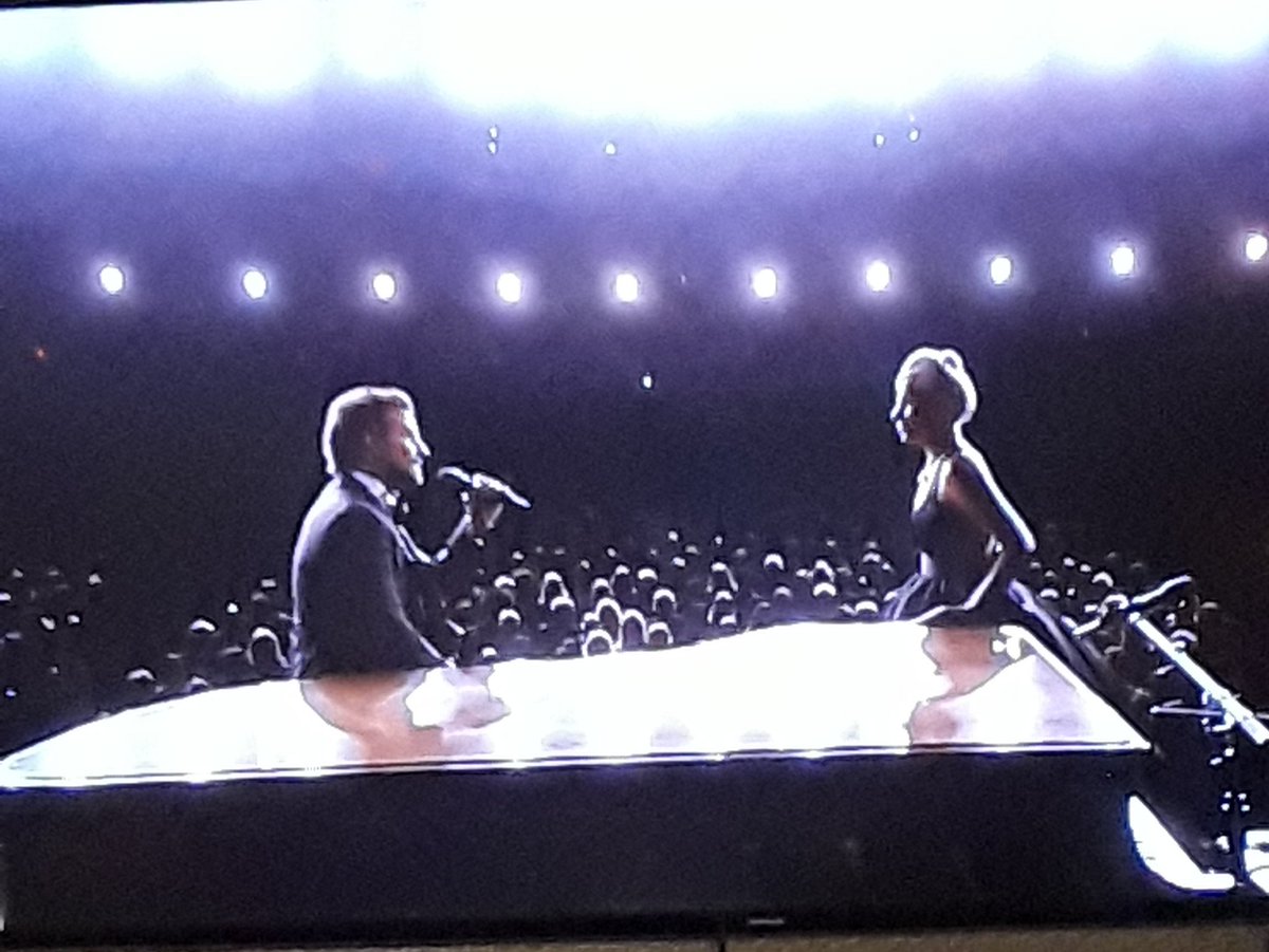 tmcarbonaro's tweet photo. @ladygaga #bradley #Oscars #Shallow best performance of the night!!!!! #amazing https://t.co/ej0yXia7tl
