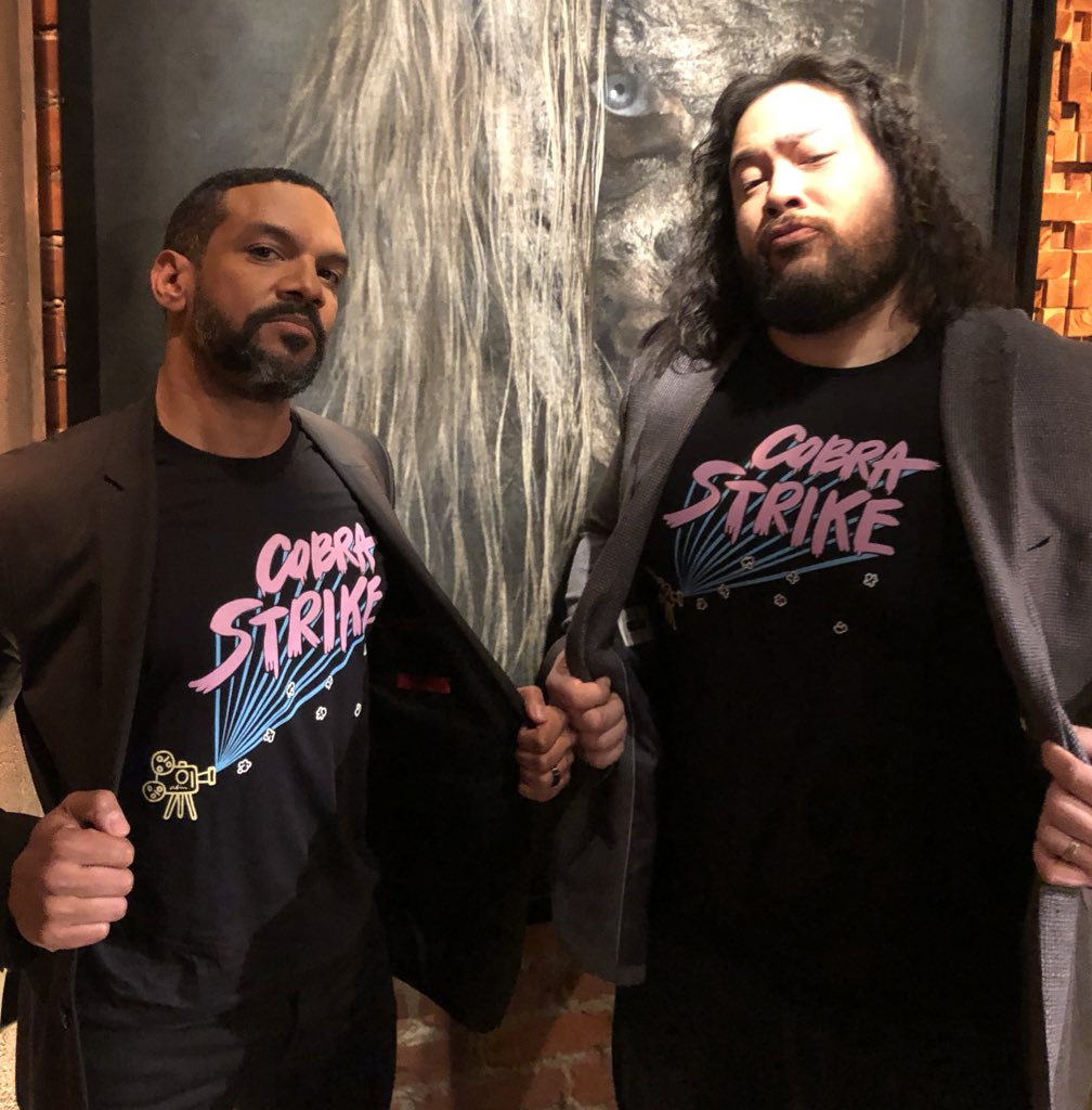 kharypayton's tweet photo. Don’t just survive. TREAT YO SELF!!! #TeamCobraStrike t-shirts!! Proceeds going to the @PajamaProgram Hit the link to buy!! https://t.co/rLXyL1akBf https://t.co/rRGejiRwD4
