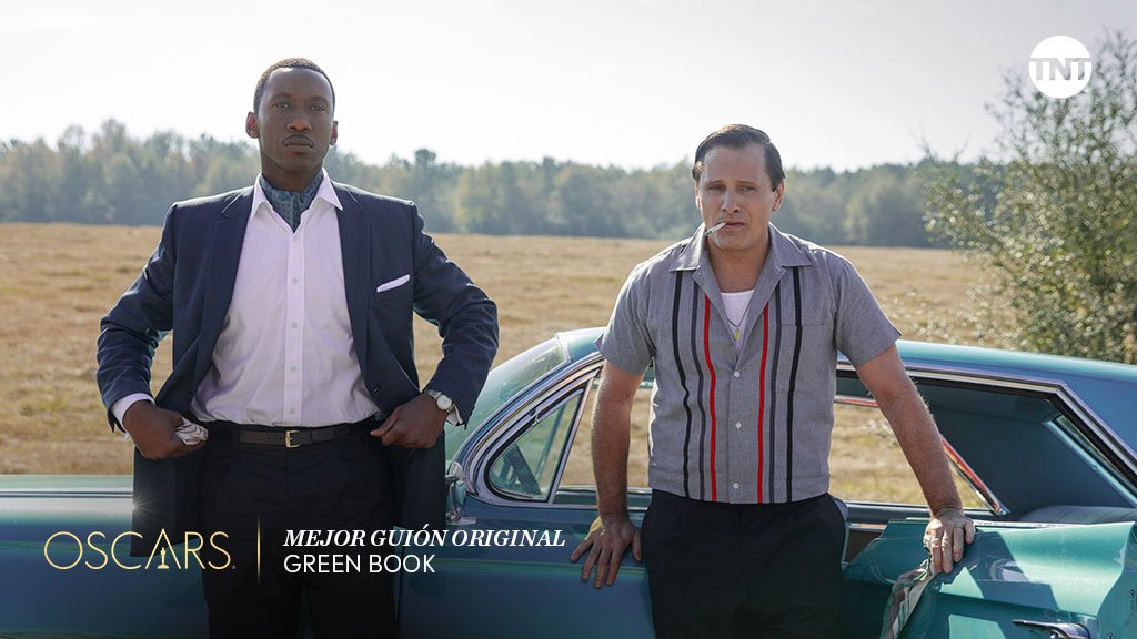 TNTLA's tweet photo. ¡Felicitaciones a Brian Currie, Peter Farrelly, Nick Vallelonga por llevarse esta noche un #Oscars a "Mejor Guión Original" por la película #GreenBook! 👏🎶🎹

#VibramosJUntos en la noche del cine que nos emociona por #TNTLA #Oscars2019 https://t.co/jlRjZMvqkk