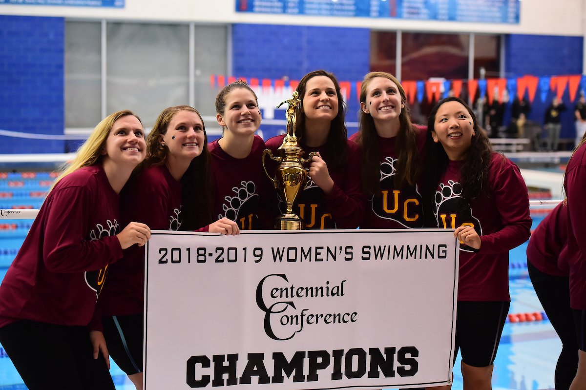 ucathletics's tweet photo. 6 seniors, 6th straight @CentennialConf championship ... kinda fitting, don't you think @UrsinusSwimming? https://t.co/SmxHAVGc15