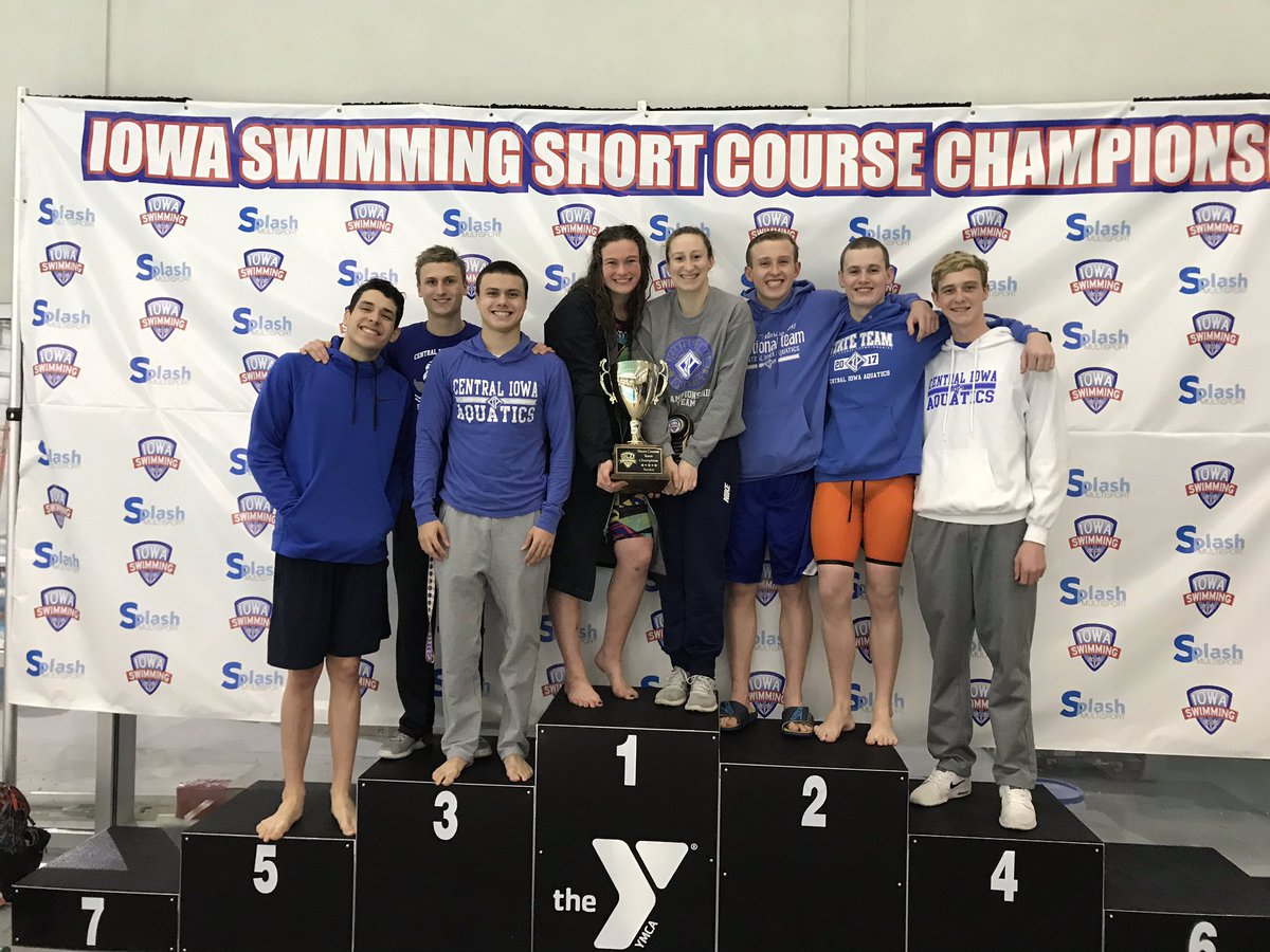 CIA_Swimming's tweet photo. CIA won the Men’s Division at the Senior Short Course Championships. 

Gillian Davey won the Women’s High Point Award. Kade Johnson won the Men’s. Trent Frandson and Cameron Linder tied for 2nd.

On Sunday, K Johnson won the 1,650 Free, G Davey 200 IM, and C Linder 200 IM. https://t.co/dHHtjjHcPp