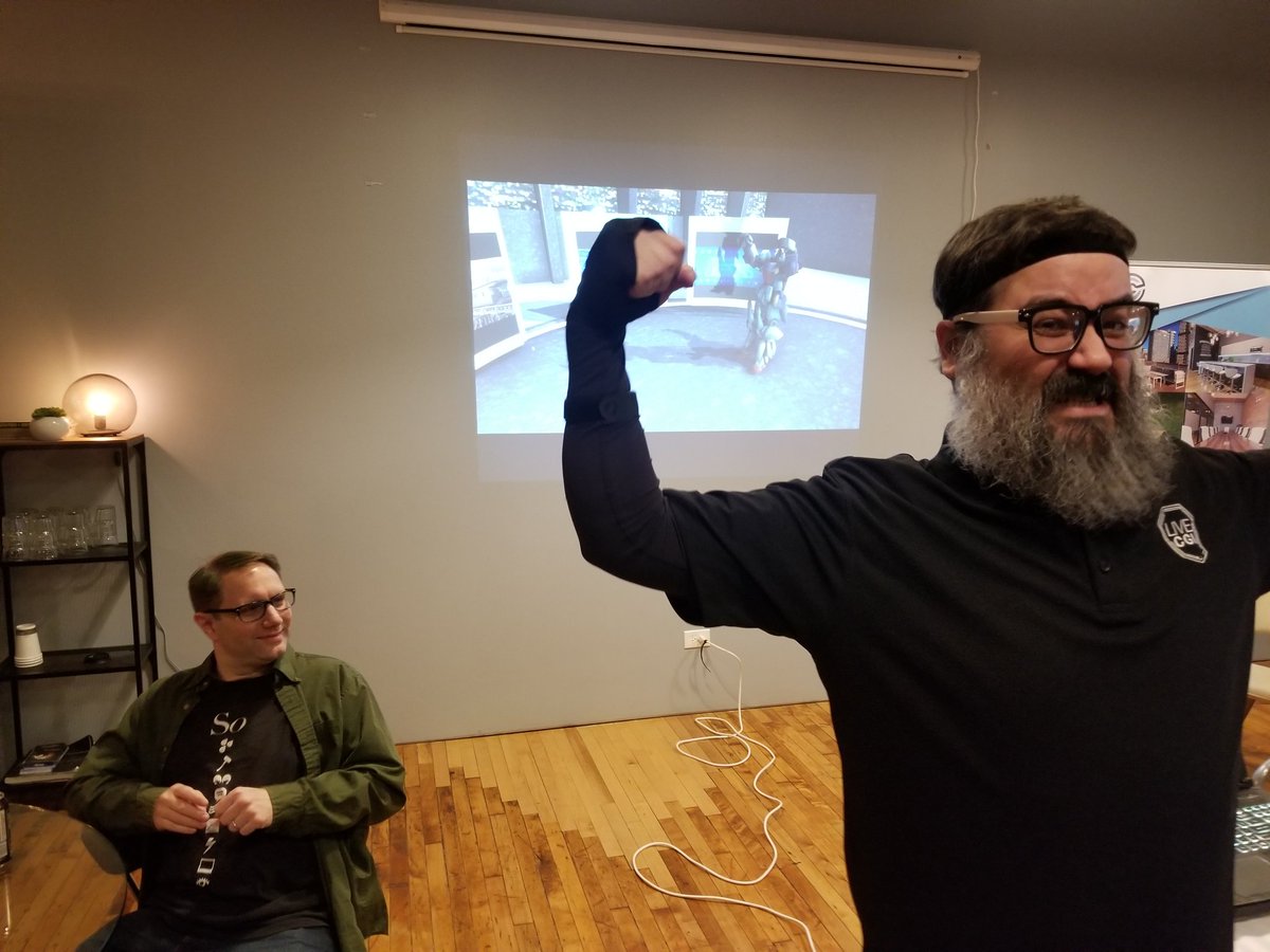 SugarGamers's tweet photo. Too much fun at the first #sugargamers open house of the year! We got to network, play a bit of #projectviolacea #tabletoprpg play some #VR games and some super DOPE #AR applications from @LiveCGI - Thanks everyone who came out to support! https://t.co/6ay9DmynsB
