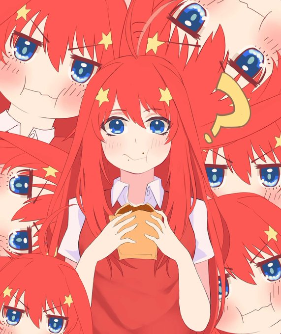 JO sTarさんがTwitterに投稿した中野五月(五等分の花嫁)のイラスト。