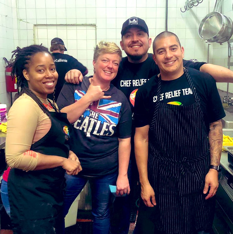 WCKitchen's tweet photo. We proudly stand with our founder @chefjoseandres in celebrating the immigrants and women who move humanity forward. #Oscars #Roma #ChefsForThePeople https://t.co/tAGpW4yPwt