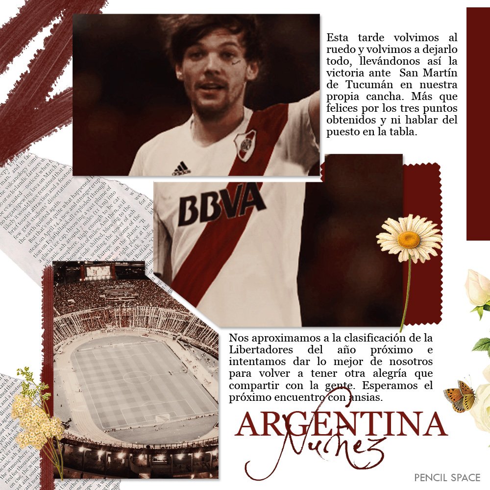 250219
Con la cabeza en la clasificación a la copa libertadores logramos ganar el partido de esta tarde contra San Martín de Tucumán en el Monumental, logrando así el quinto puesto en la tabla. Tenemos mucha alegría pero todavía nos queda un largo camino por recorrer.