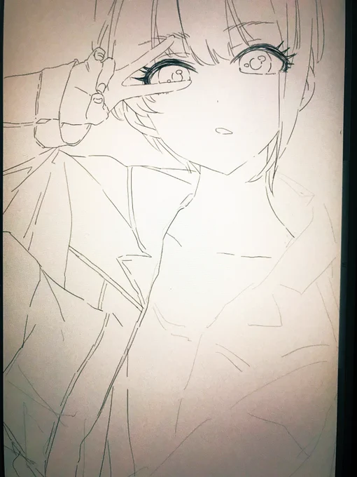 みゃふさん描いとる 