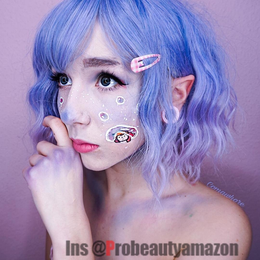 amazonProbeauty's tweet photo. Such a cootie , do you love ? 😍🥰
Wig : Probeauty Sweety Wig
📸:@comawhore

 #sweetywig #probeautywig #curlywig #ombrewig #fashion #hairstyle #beauty #makeup #purplewig #shortcurlywig https://t.co/ce9xCNT0ml