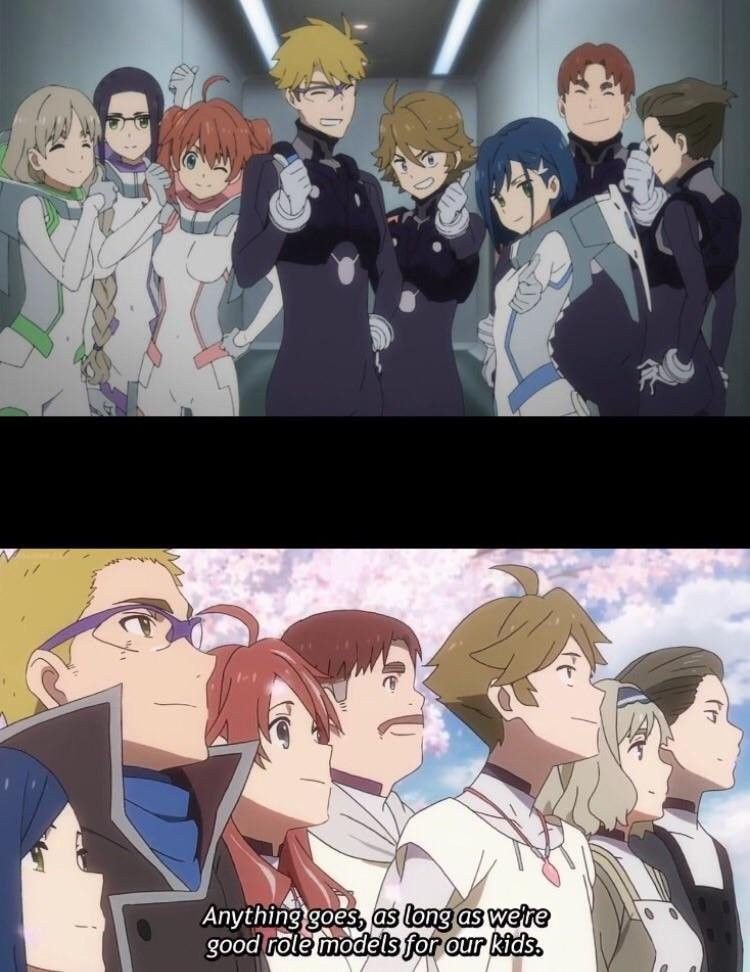 x_iii_xcvii_'s tweet image. This series seriously had me in tears by the end of it! It was sooo good and the meaning behind it hits home! I would 100% recommend watching this! 💙❤💙❤ #DarlinginthefranXX #squad13 #family #destiny #zerotwo #hiro #rolemodels #love #forevertogether #togetherforever