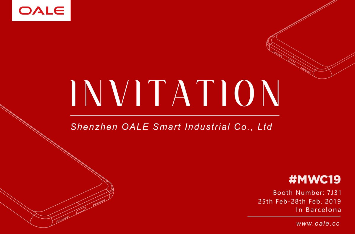 OaleMobile's tweet photo. Welcome to visit us at 7J21 #MWC19Barcelona , stay with us at #OALE https://t.co/TWGYUv3KLA