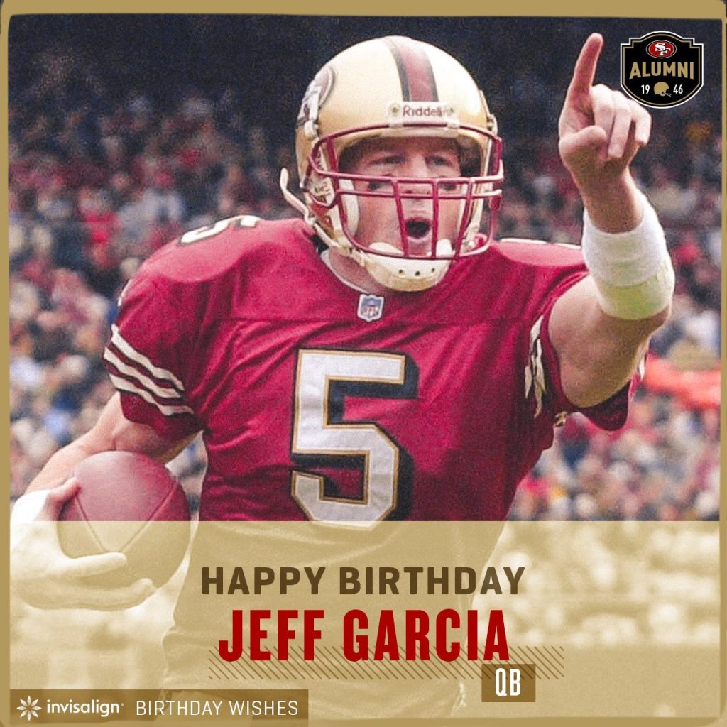 Happy 49th birthday Jeff Garcia!  