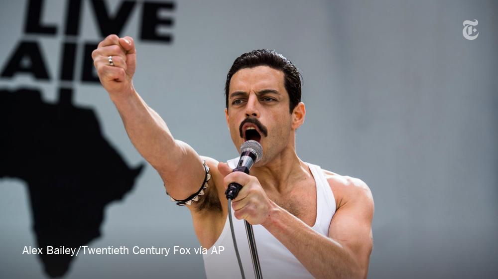 nytimeses's tweet photo. Su interpretación de Freddie Mercury hizo ganar a Rami Malek su primer Oscar. Este año también ganó el premio del Sindicato de Actores y el Globo de Oro por “Bohemian Rhapsody”. https://t.co/8z3yFplMlm