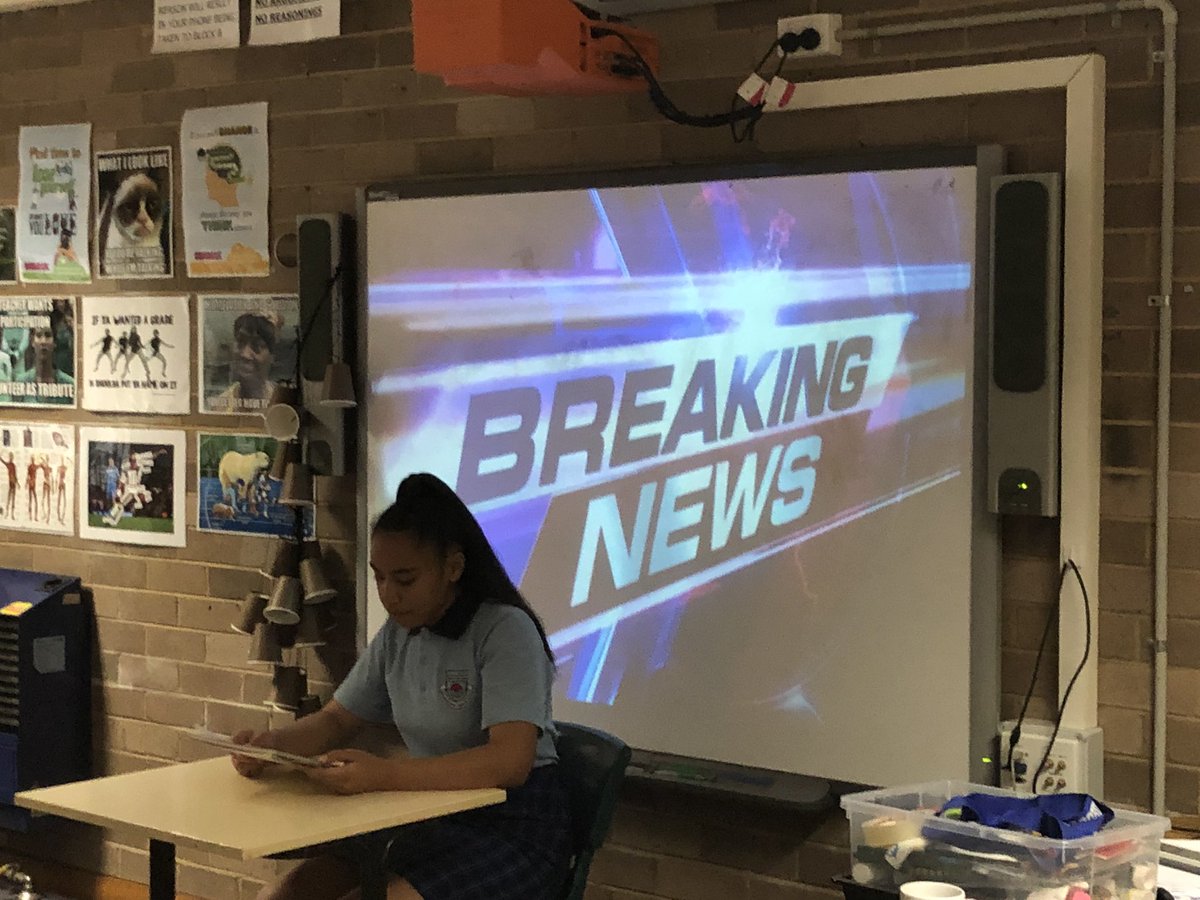 MsRatusau's tweet photo. Breaking News | @SarahRedfernHS Year 8 reporting on hard-hitting genetic diseases &amp; disorders.  #formativeassessment #WordOnTheStreet @ACasanova71 https://t.co/1yOdPrhRfB