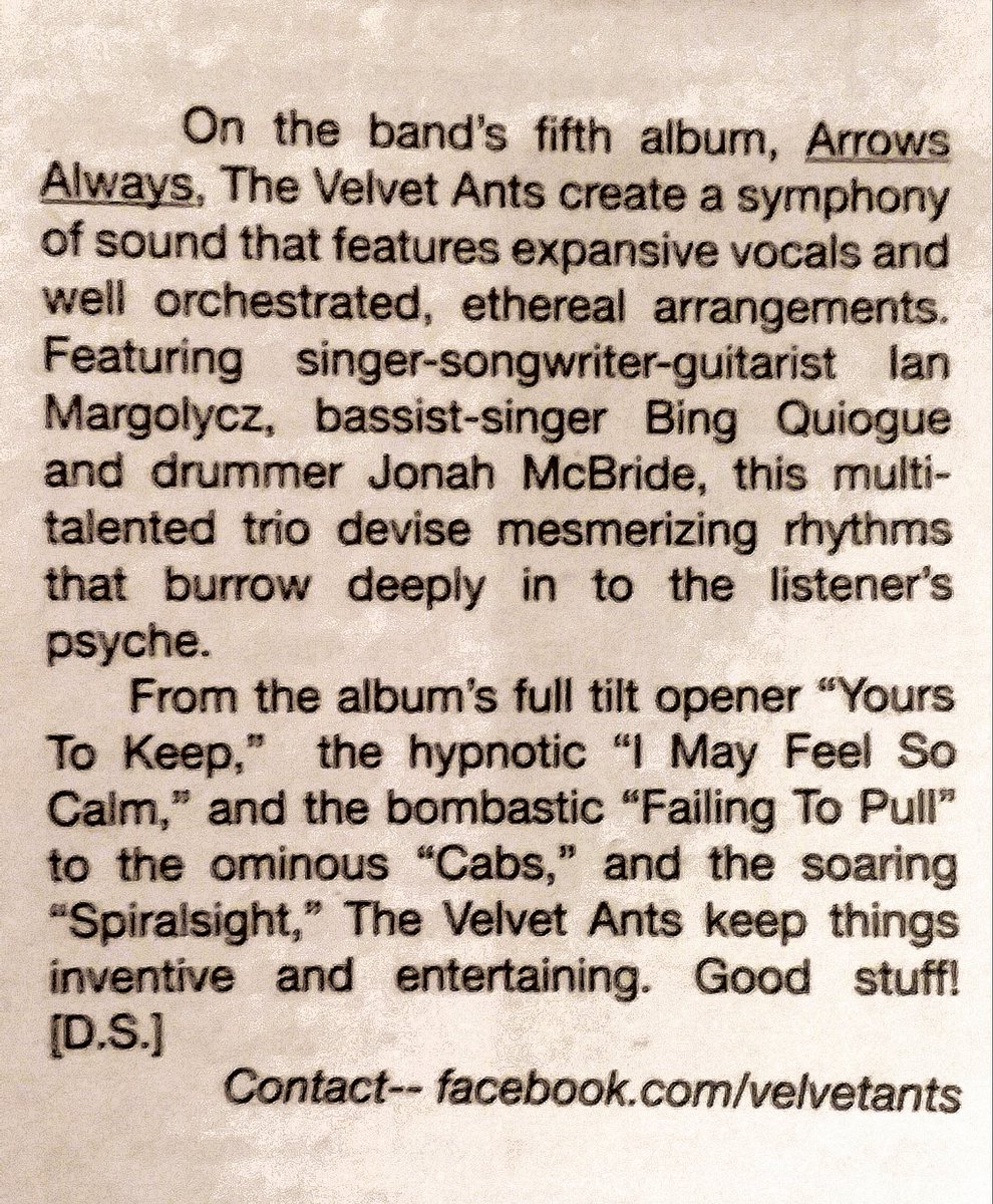 VelvetAnts's tweet photo. Made the papes! Thank you 
Metronome Magazine! March 2019 issue. Out now. #metronomemagazine #bostonmusic #bostonma https://t.co/ntISNwmhpw