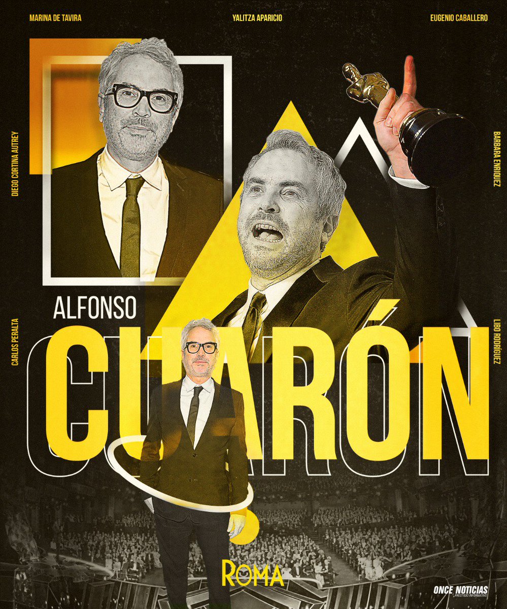 OnceNoticiasTV's tweet photo. 📢 @alfonsocuaron gana el #Oscars2019 a Mejor Director. https://t.co/BWyMPIelvr