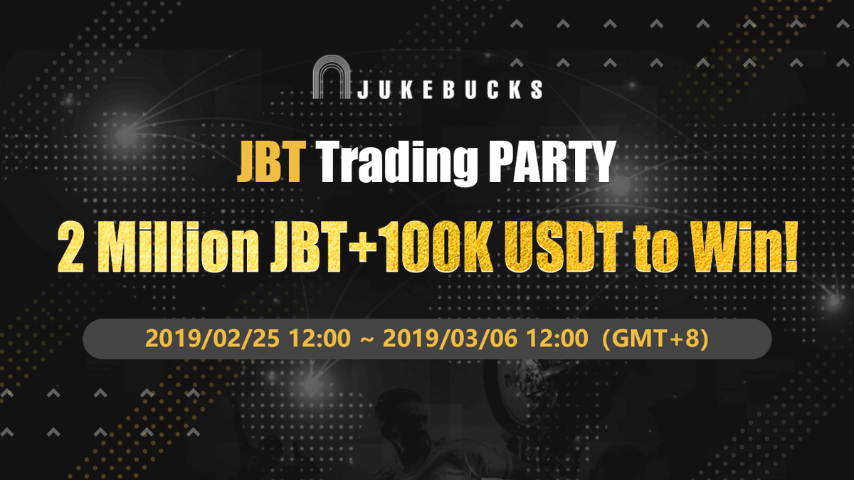 bitforexcom's tweet photo. 🔥JBT Trading PARTY, 2 Million JBT+ 100K USDT to Win!🔥 @JukebucksL 
More Info.🔎https://t.co/rVaC6R6PXT

Register➡️ https://t.co/YpYPCdbnjs

#JBT #BitForex #Twomillion #trading #party https://t.co/xNpOqK4W8G