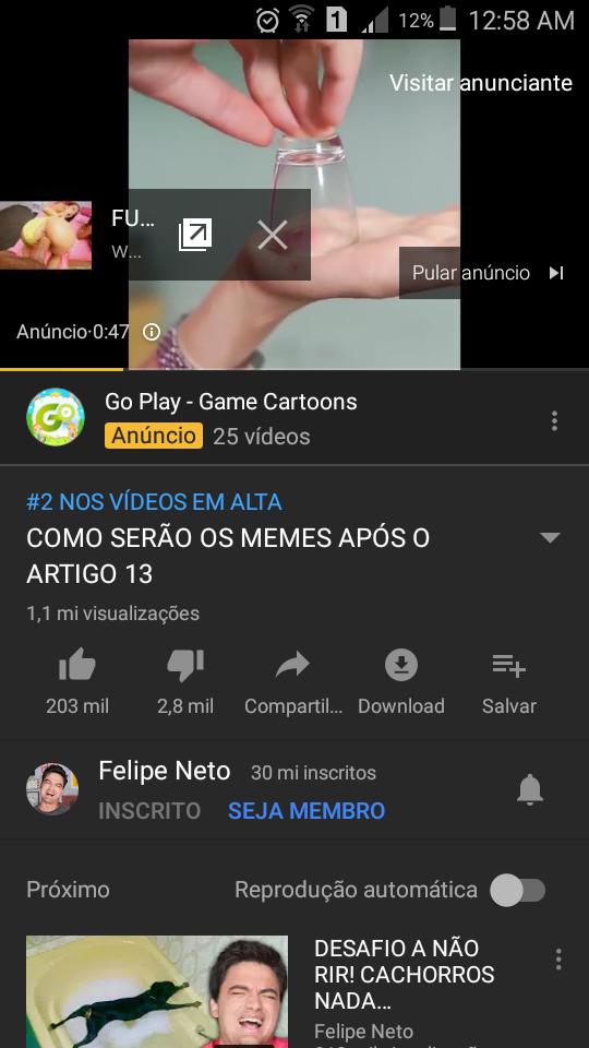 ddlovatizou's tweet photo. @g0ulaarte voltei pro Twitter depois de uma cota só pra te falar que as propagandas erradas do YouTube ainda continuam... (e olha que essa eu estava assistindo Felipe neto ainda) sim, tenho 19 anos e assisto kkk me dx https://t.co/YwSQGcypHQ